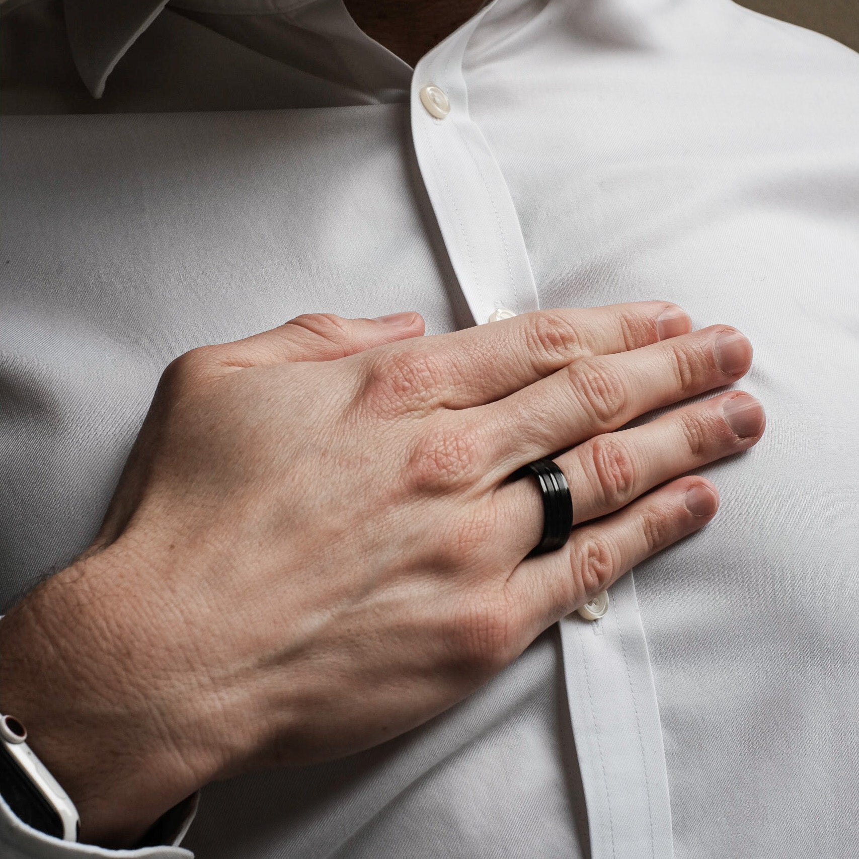 The Gauge - Titanium Ring