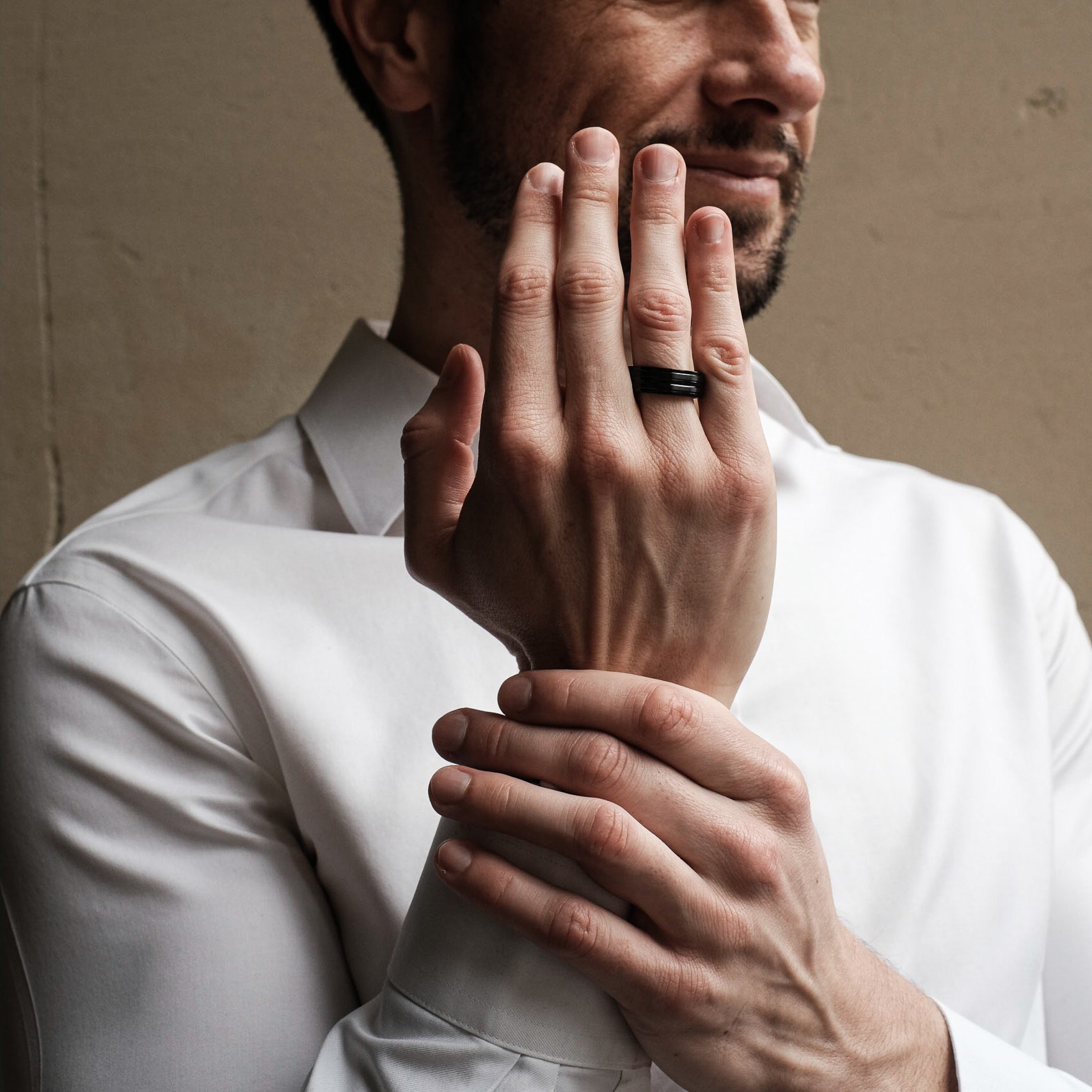 The Gauge - Titanium Ring