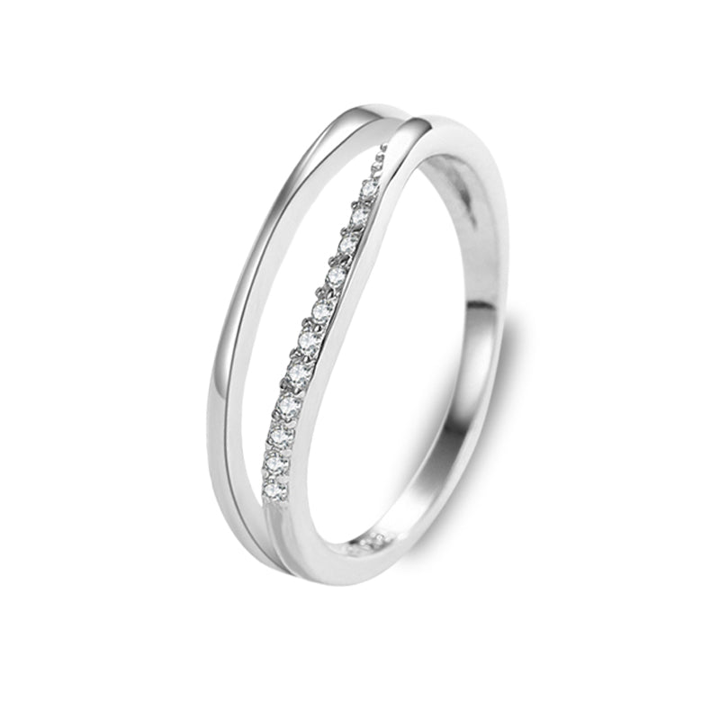 The Caroline - Women's Wave Ring