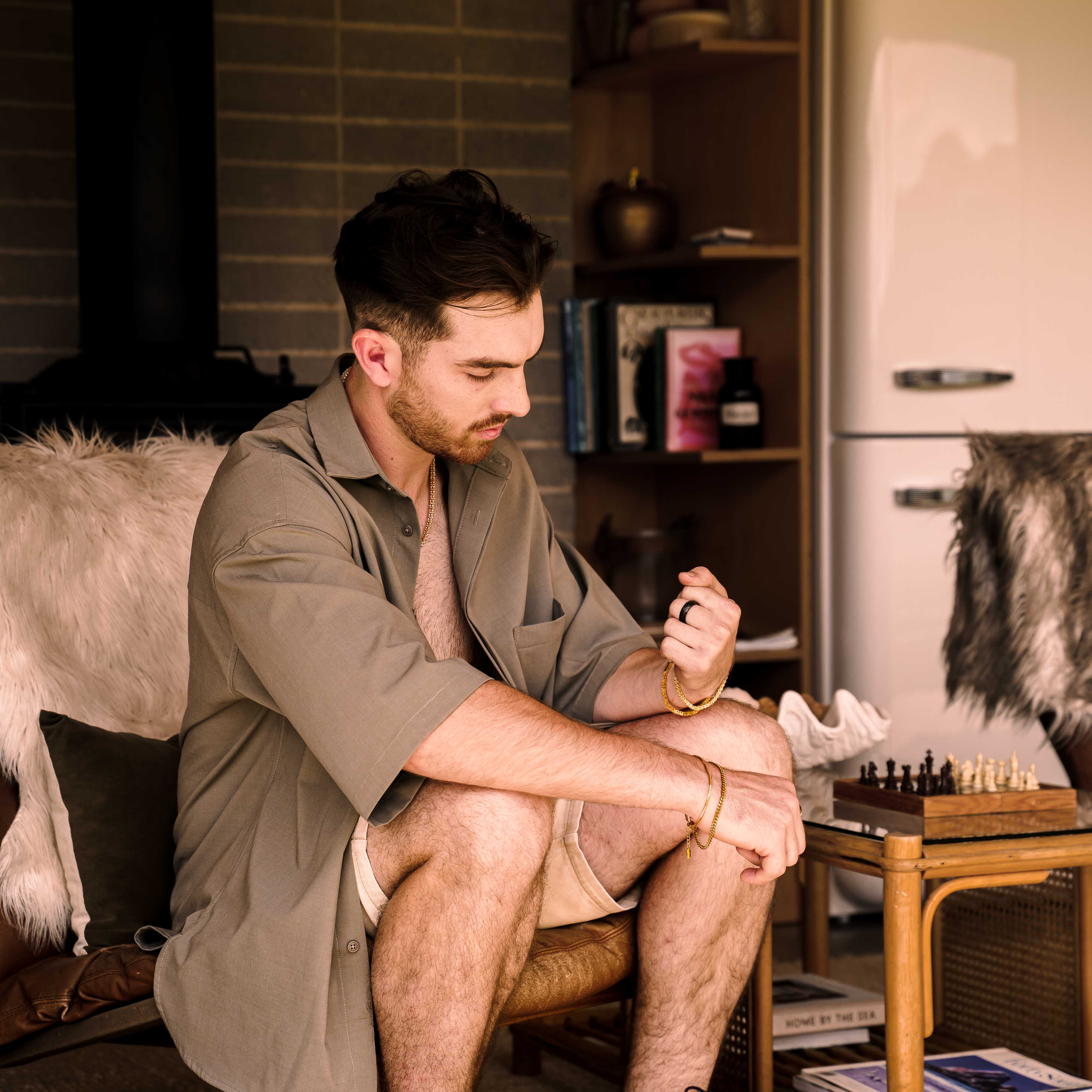 Classic Cuban Chain Bracelet (Gold)