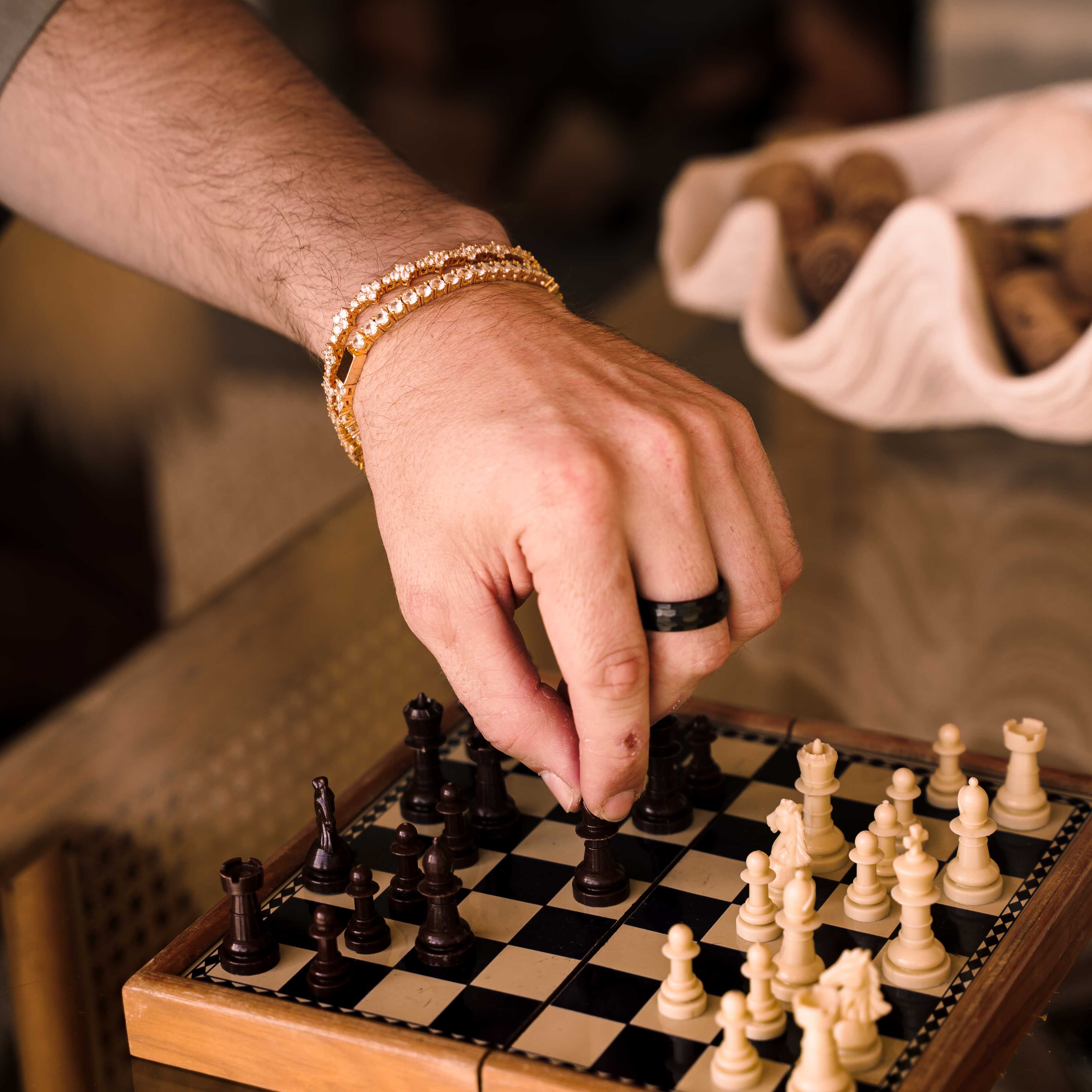 The Dusk - Black 8mm Hammered Tungsten Ring