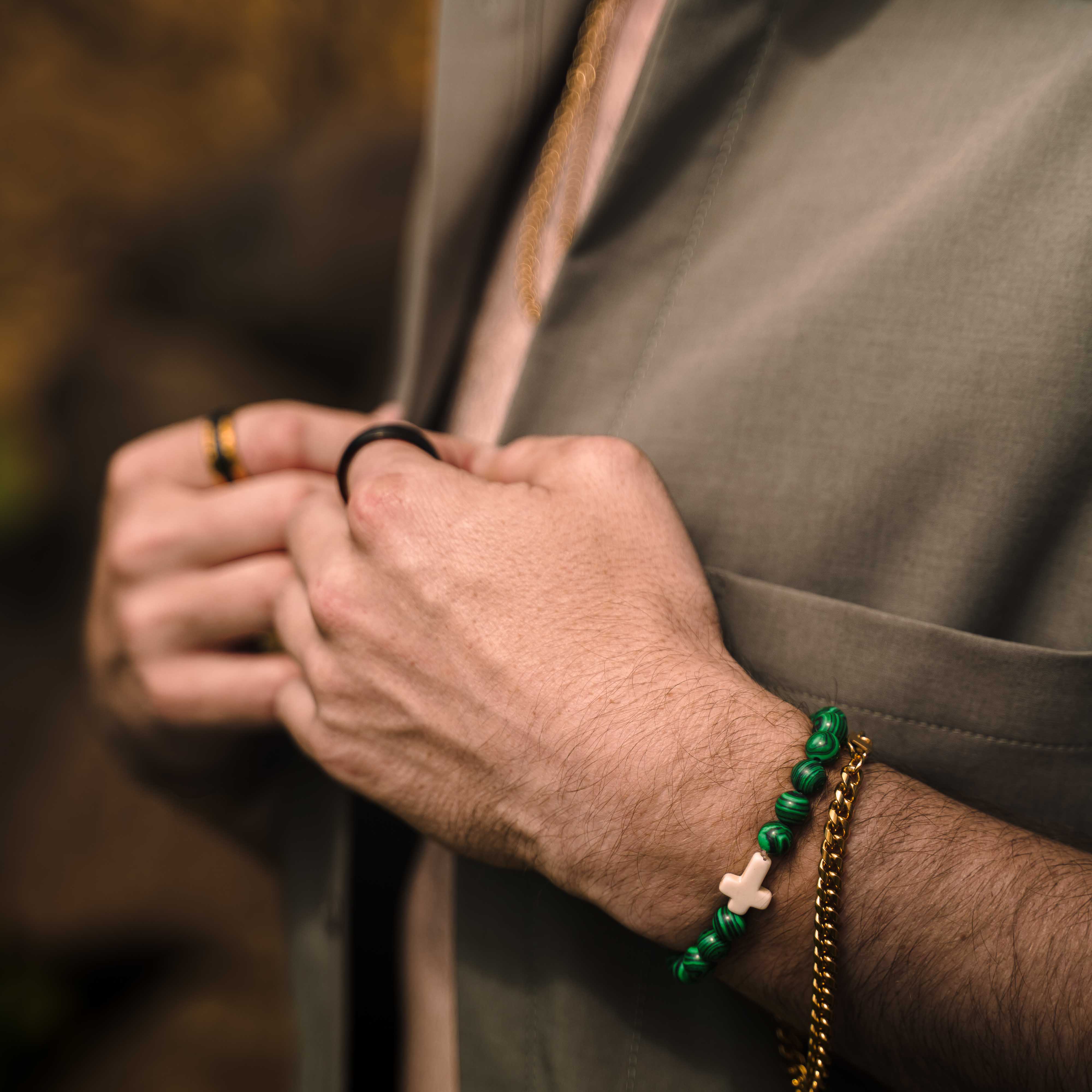 Classic Cuban Chain Bracelet (Gold)