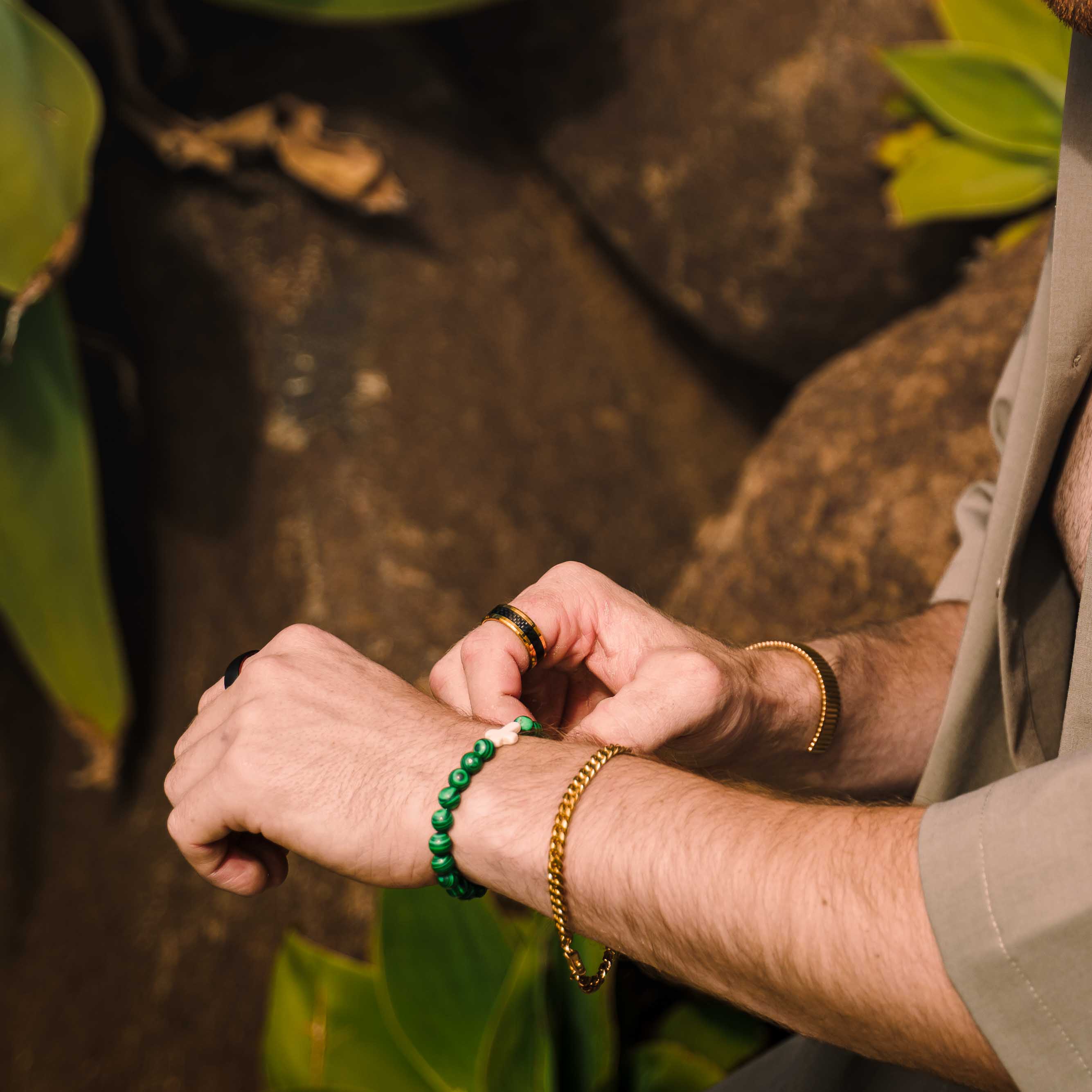 Classic Cuban Chain Bracelet (Gold)