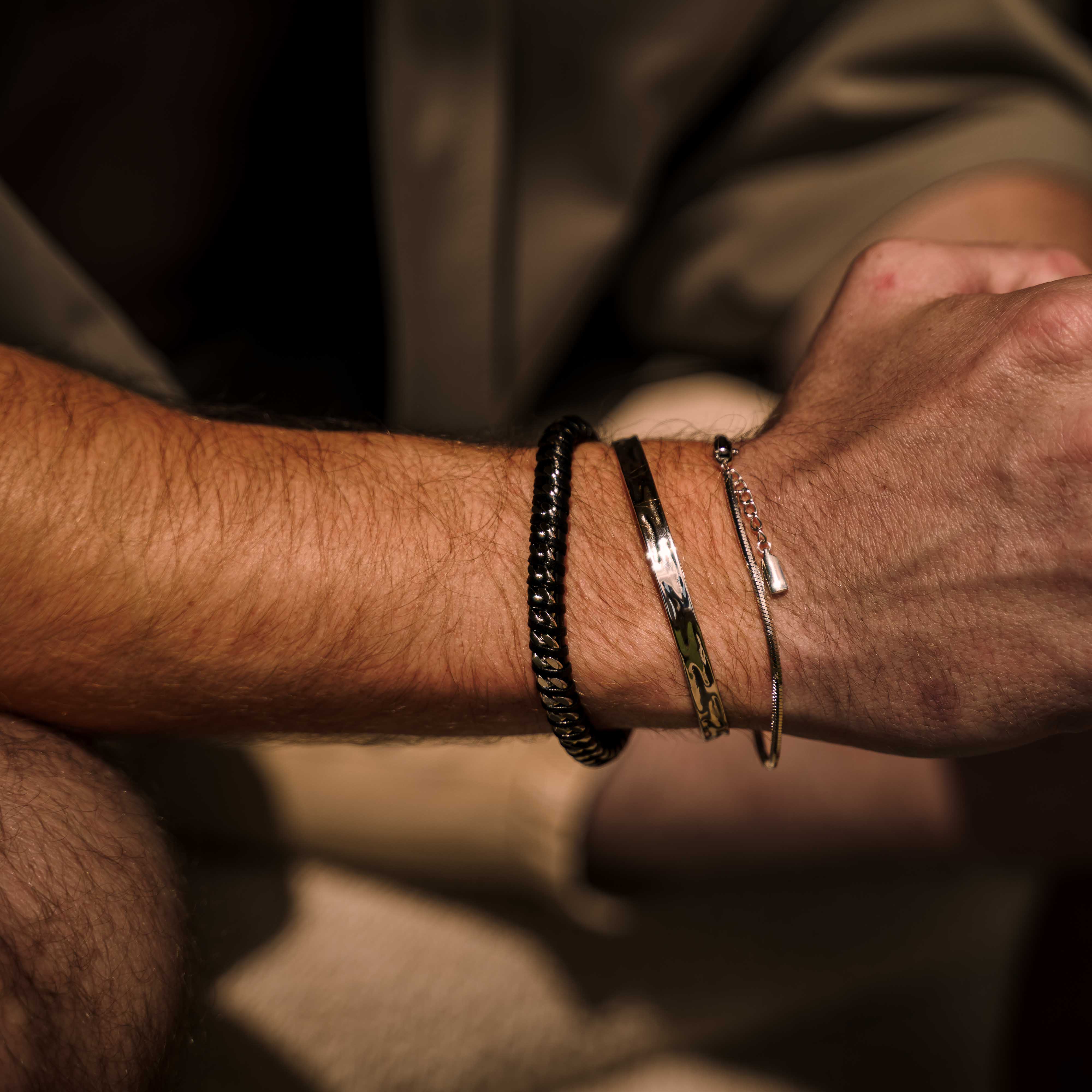 Classic Snake Chain Bracelet (Silver)