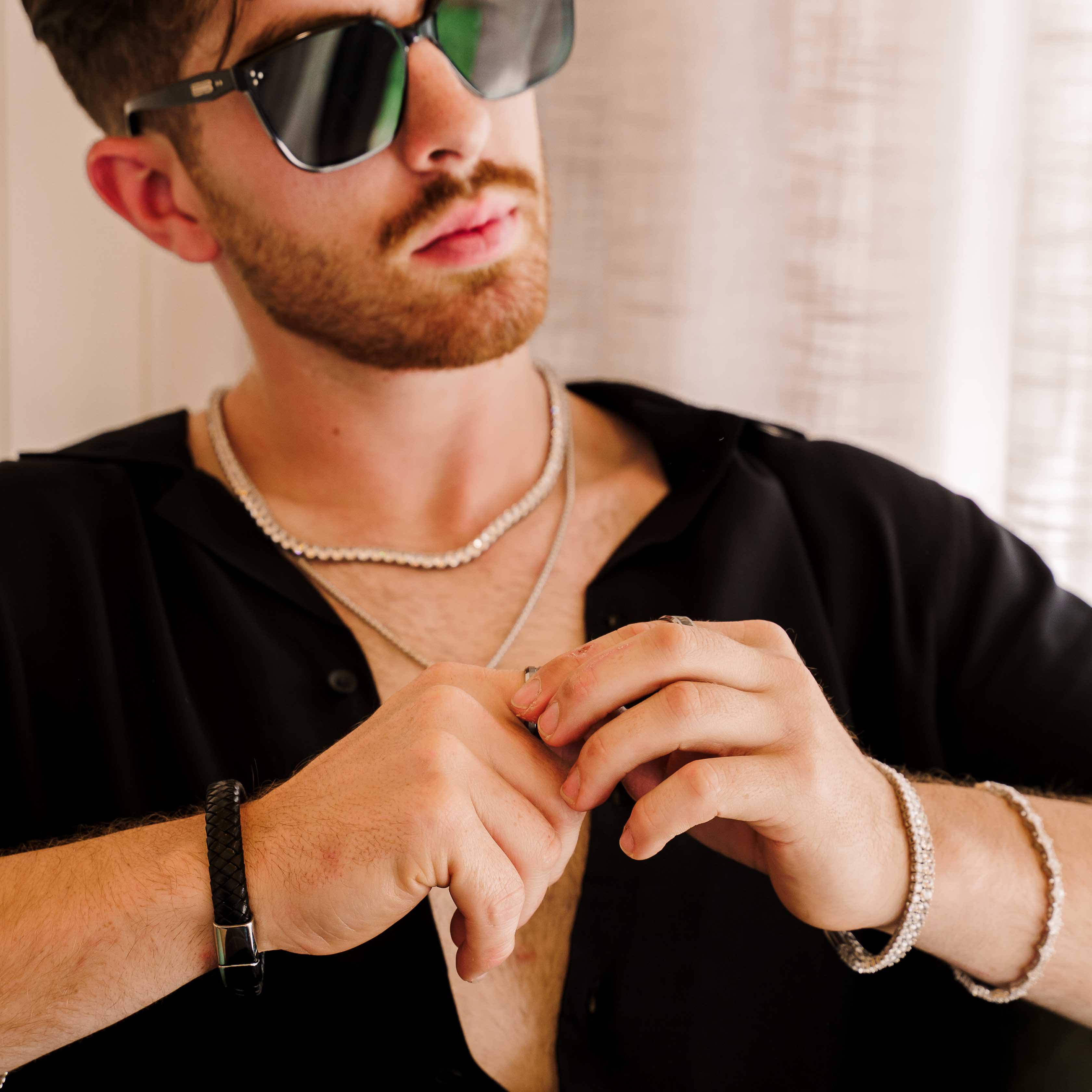 Classic Weave Stainless Steel Bracelet