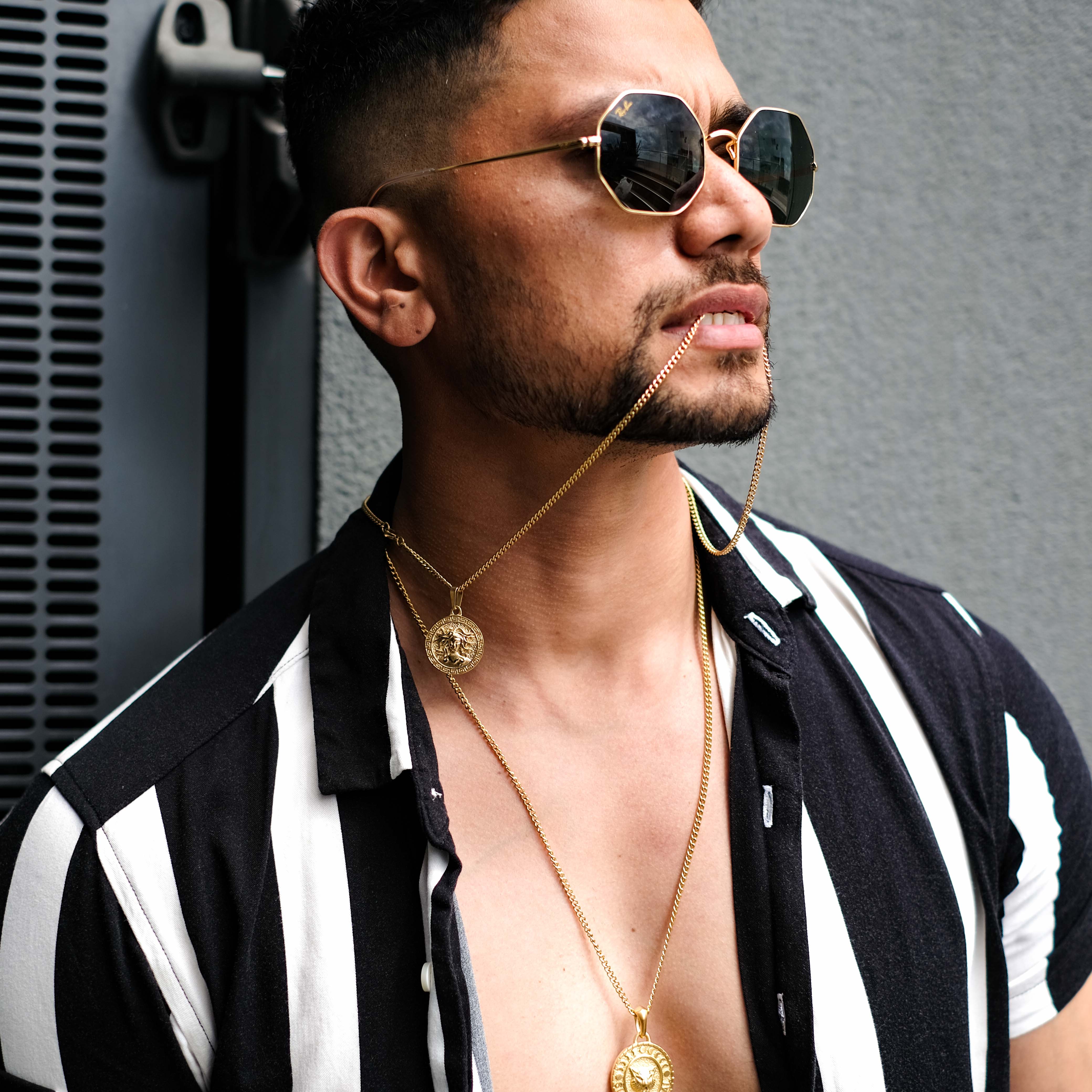 Werewolf Twist Chain Necklace (Gold)