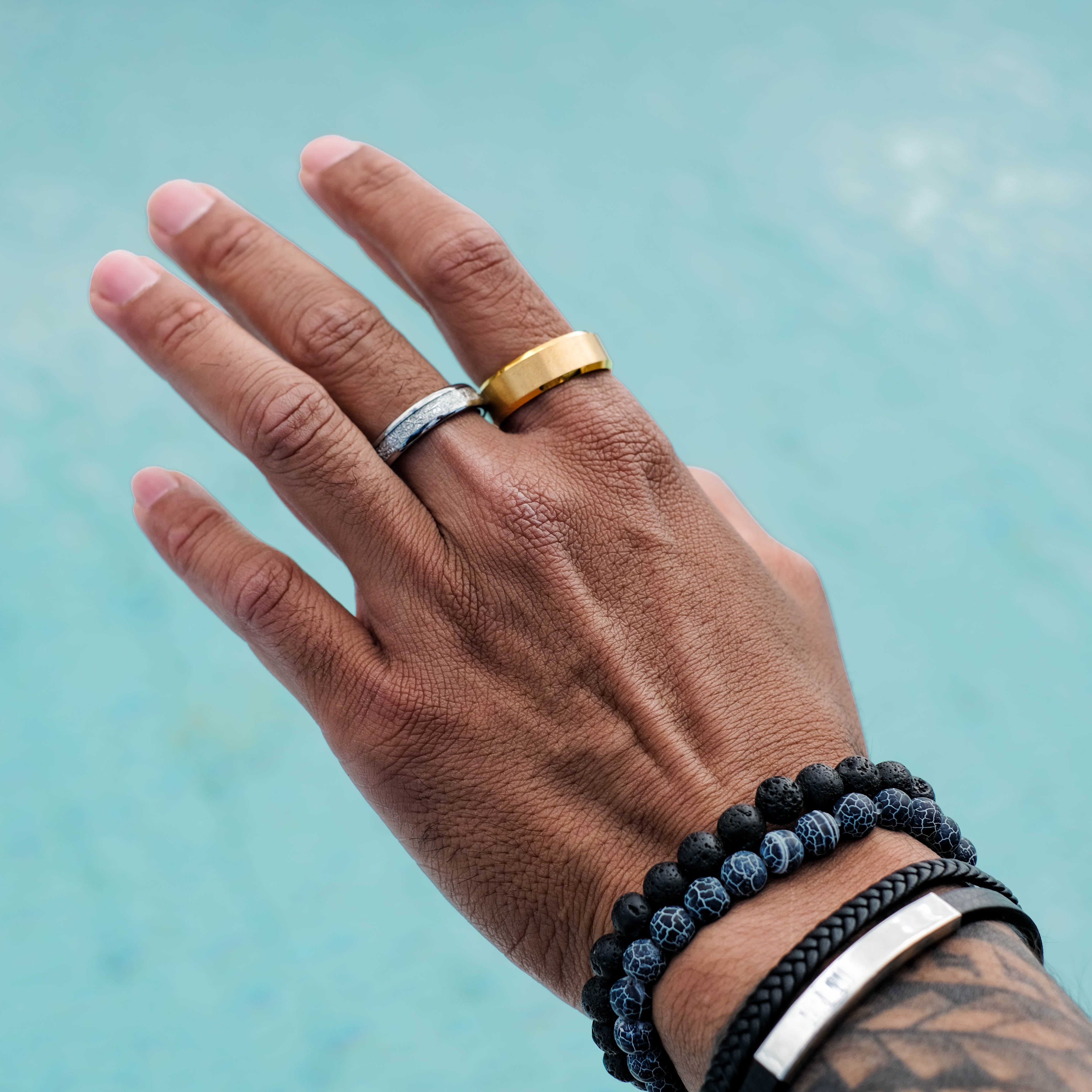 The Thompson - Brushed Titanium Ring