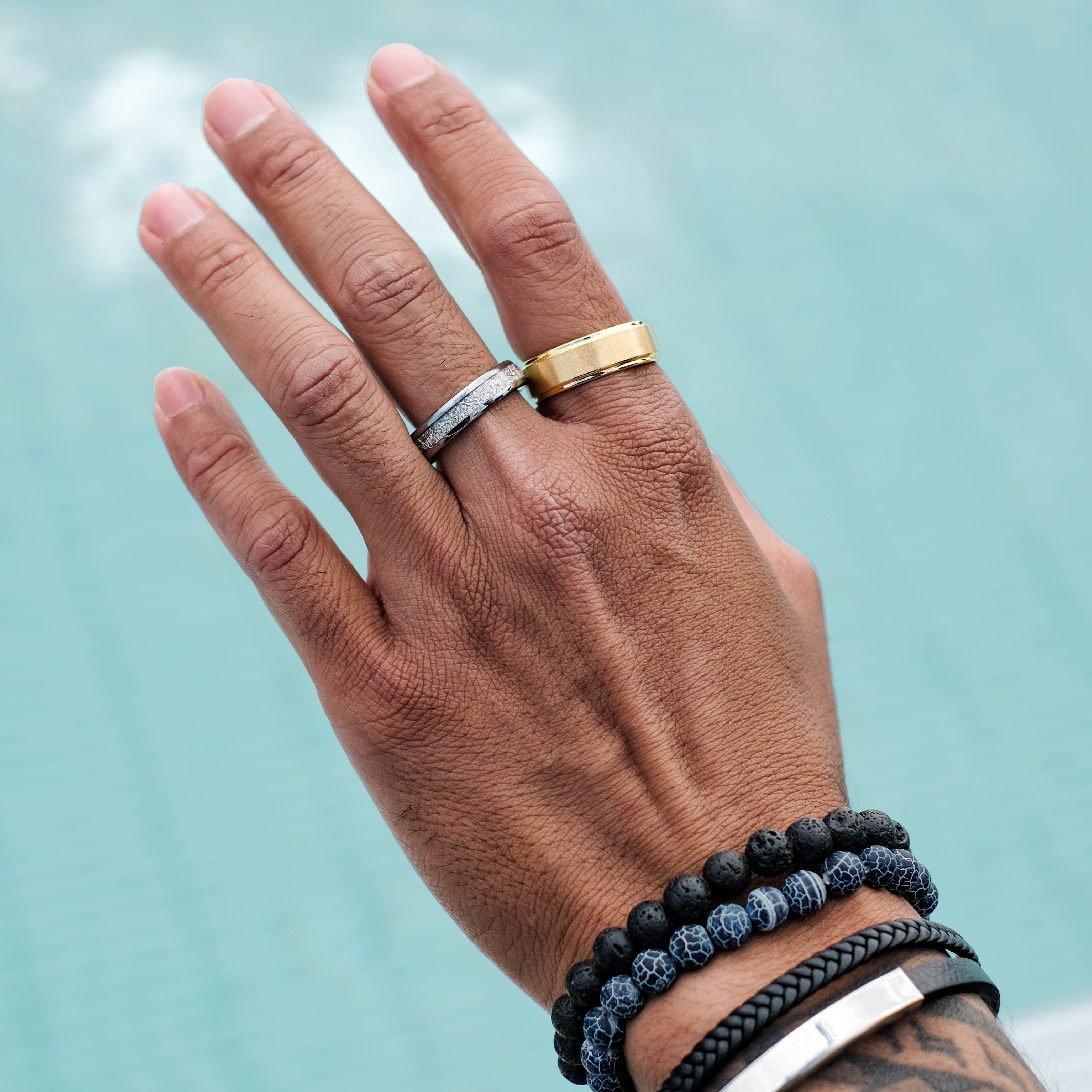 The Thompson - Brushed Titanium Ring