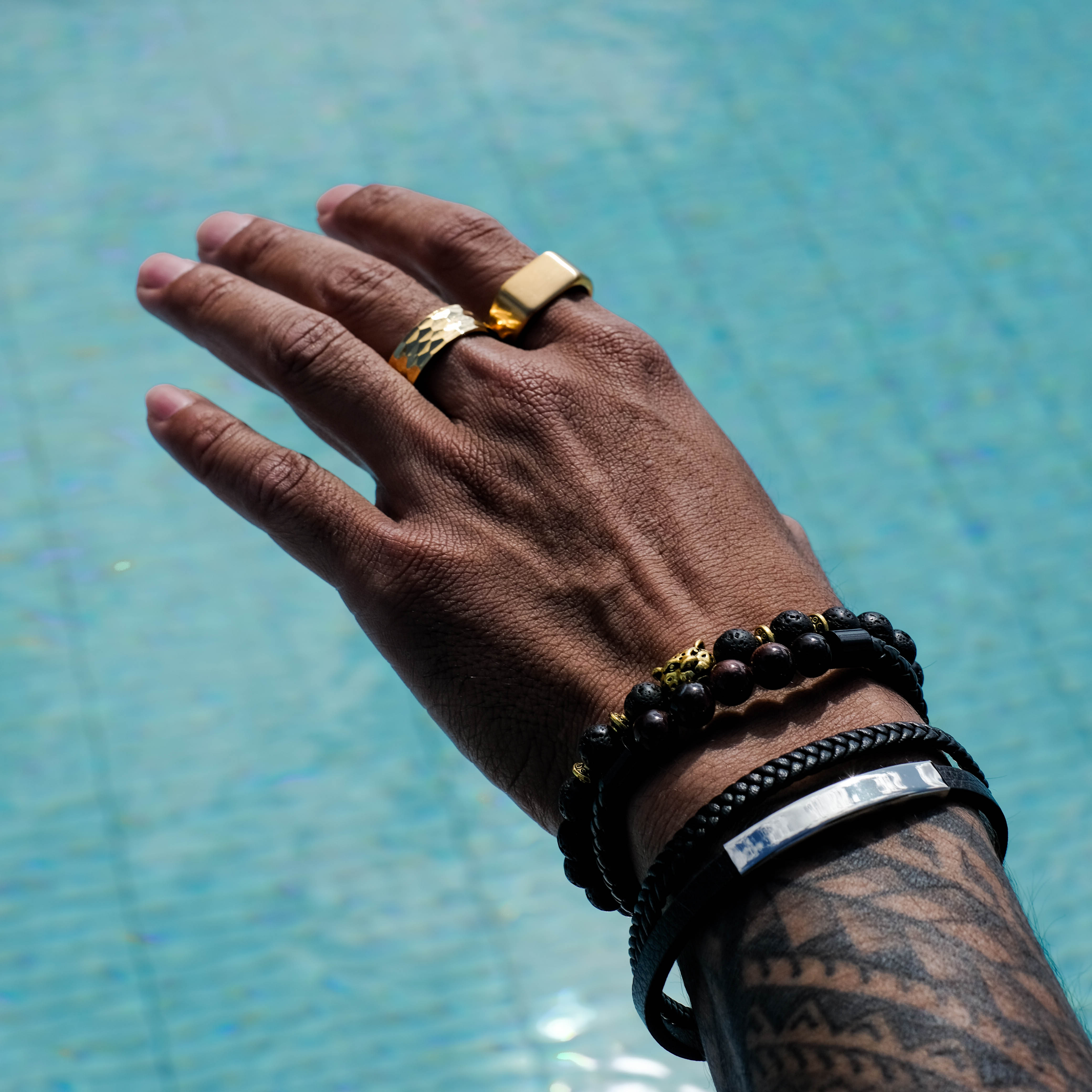 The Pinnacle - Brushed Titanium Ring