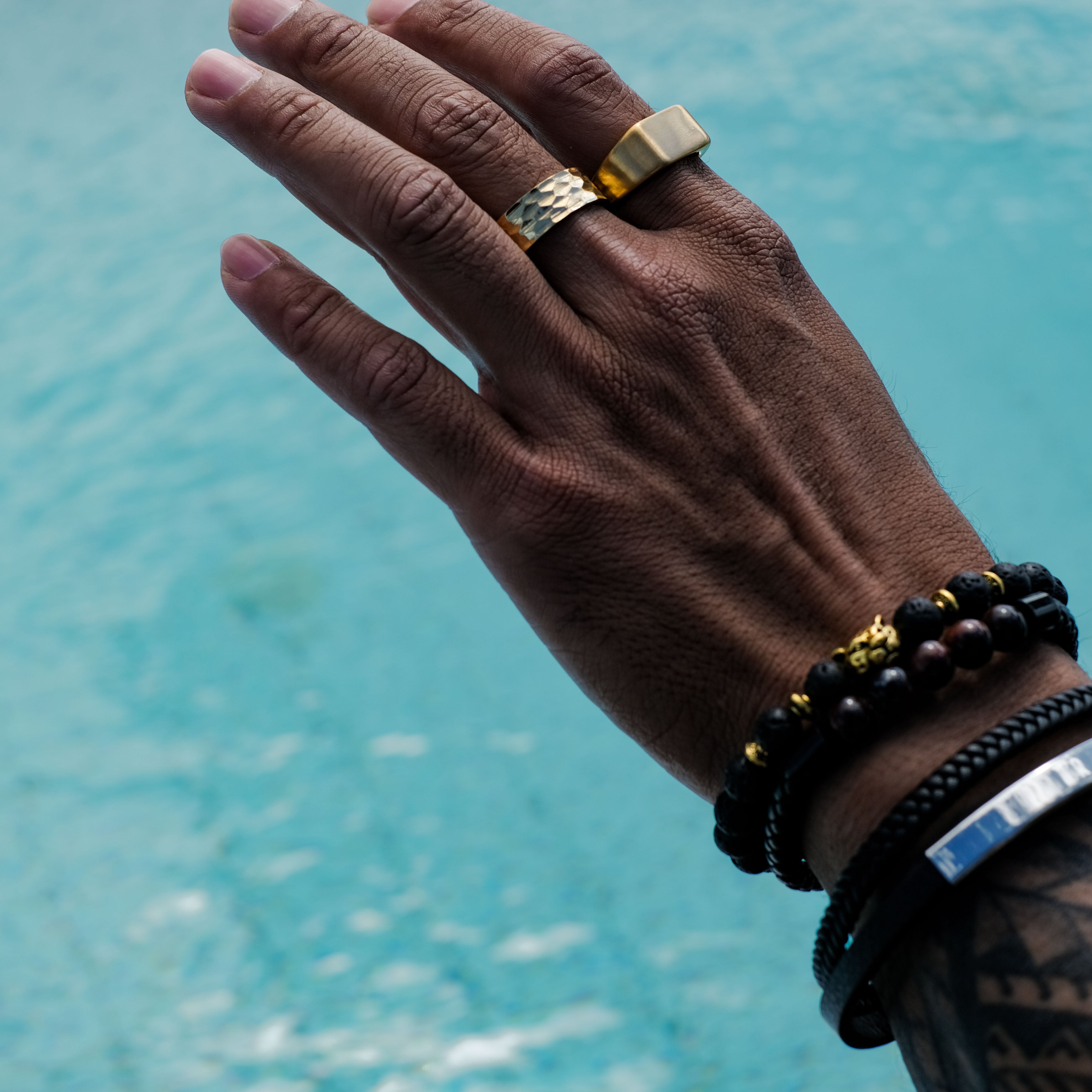 The Pinnacle - Brushed Titanium Ring