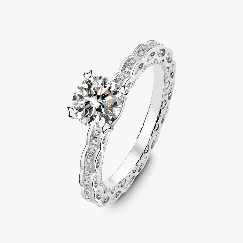 The Josephine - Women's 1.0 crt Moissanite Diamond Ring