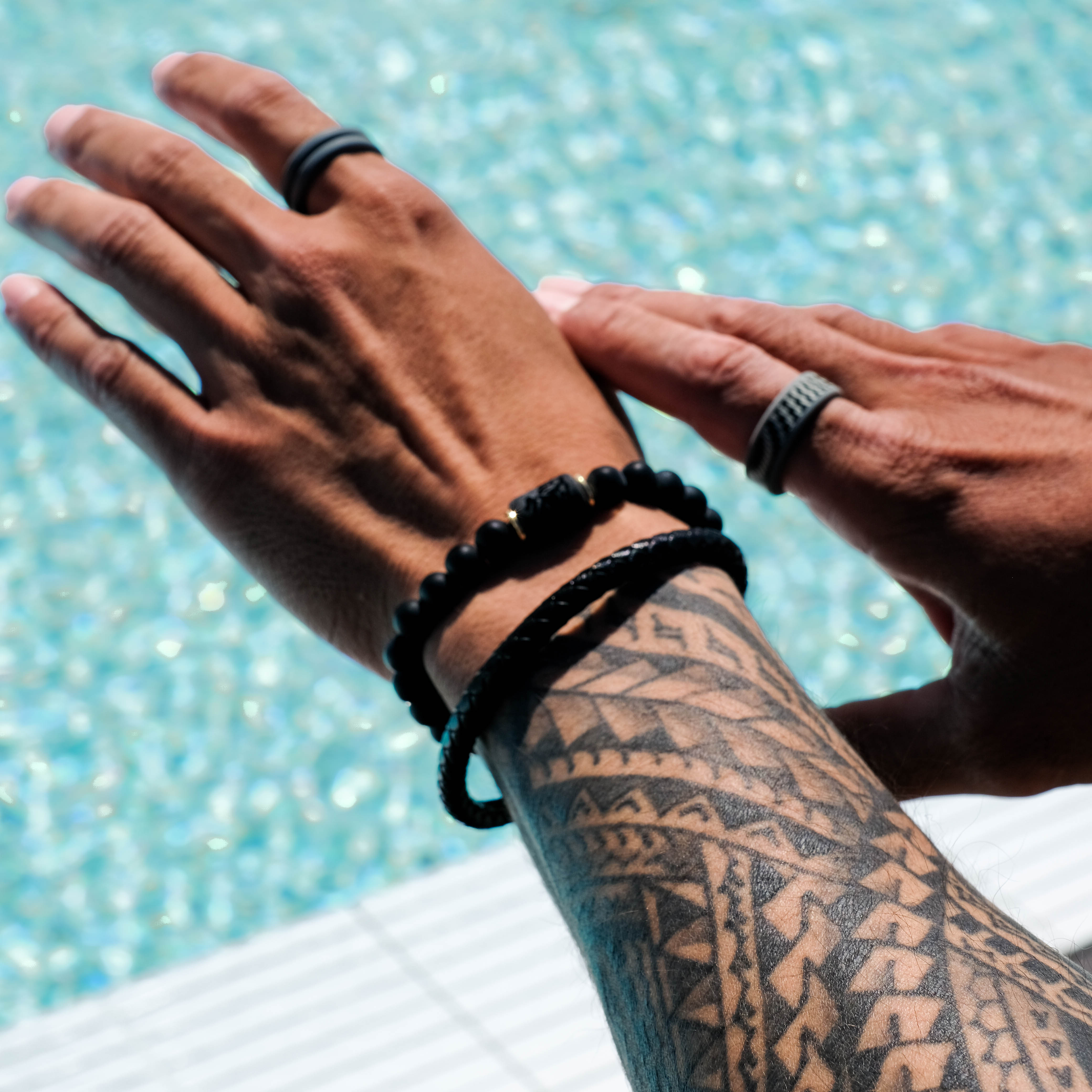 The Checkered - Silicone Ring