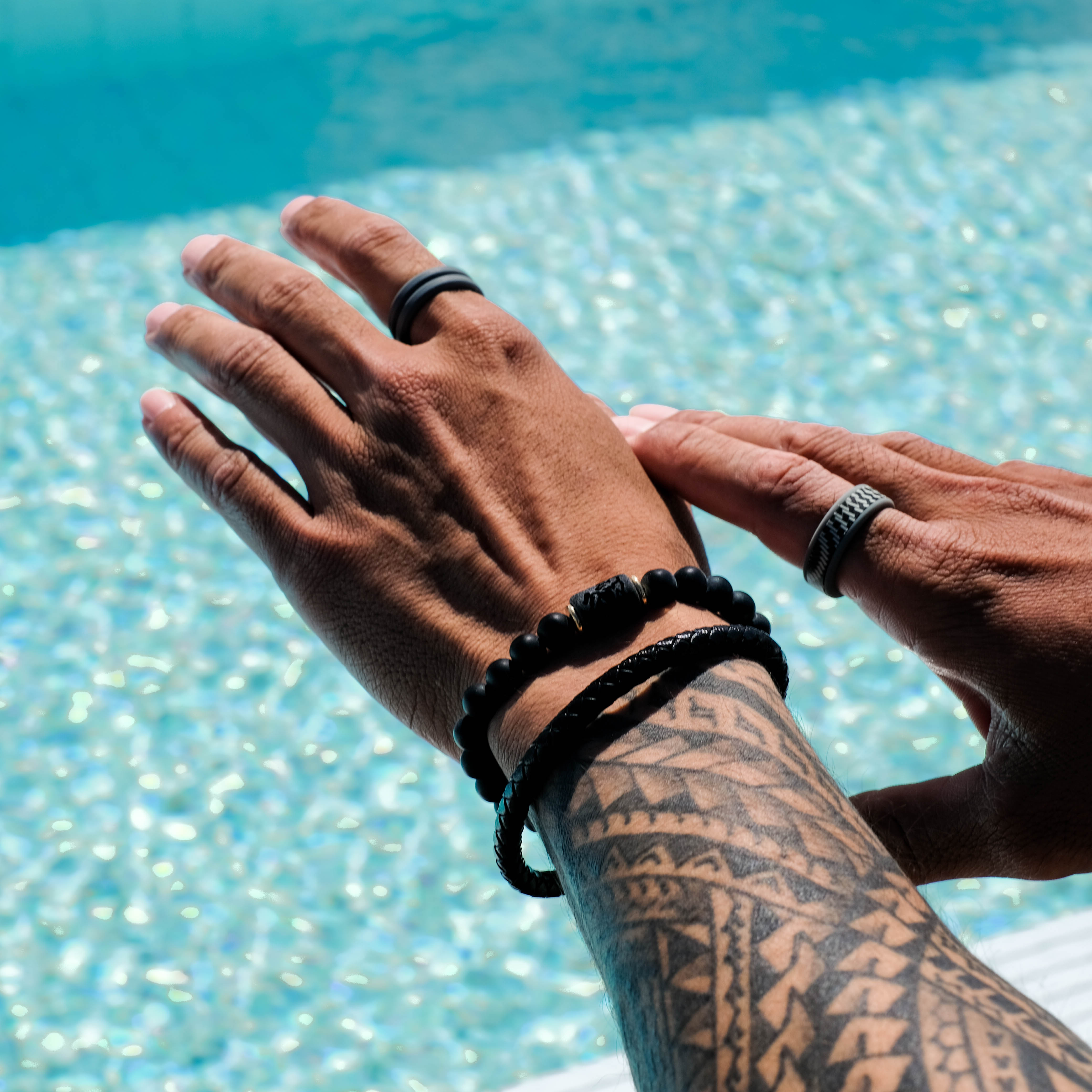 The Checkered - Silicone Ring