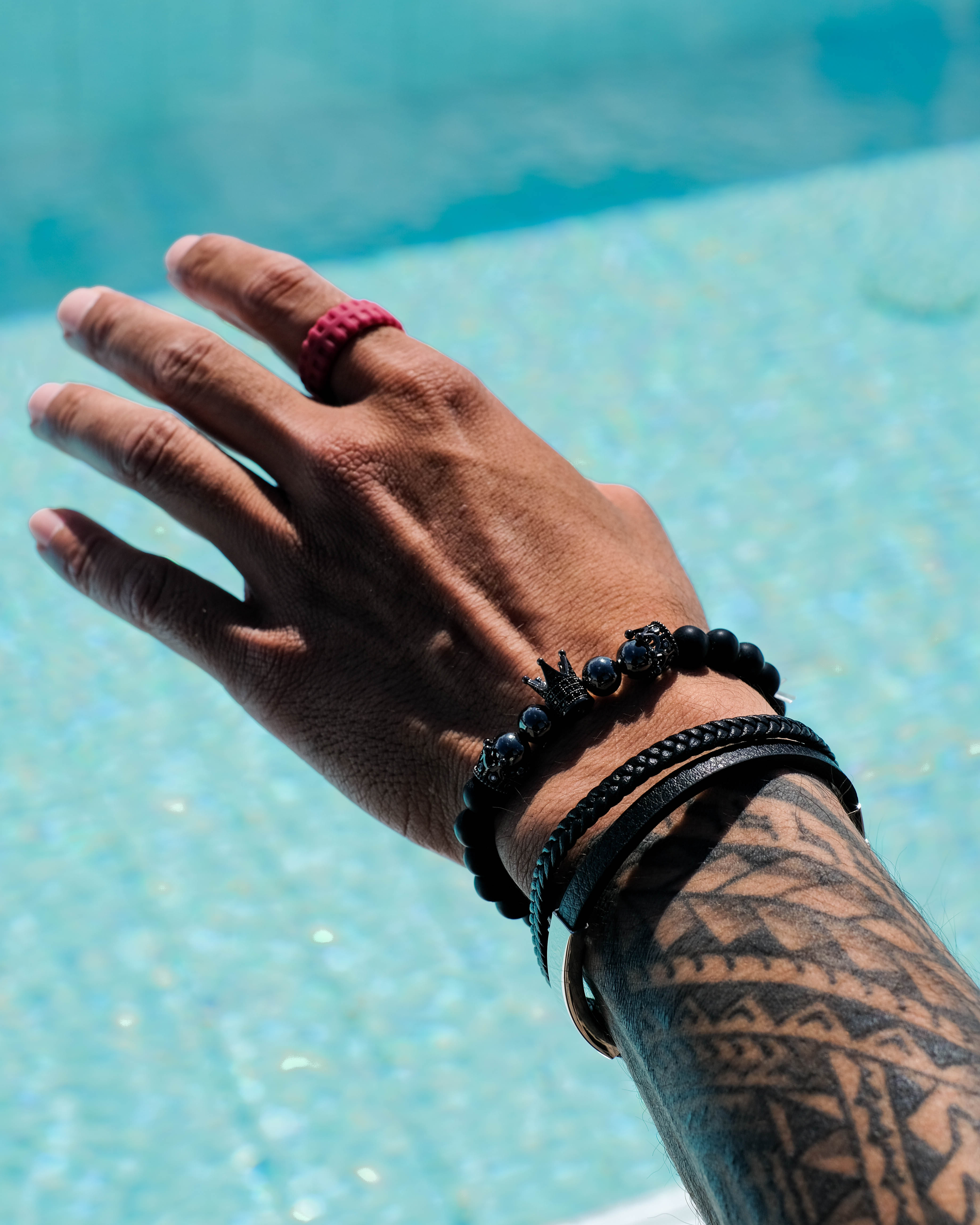 The Garnet - Silicone Ring