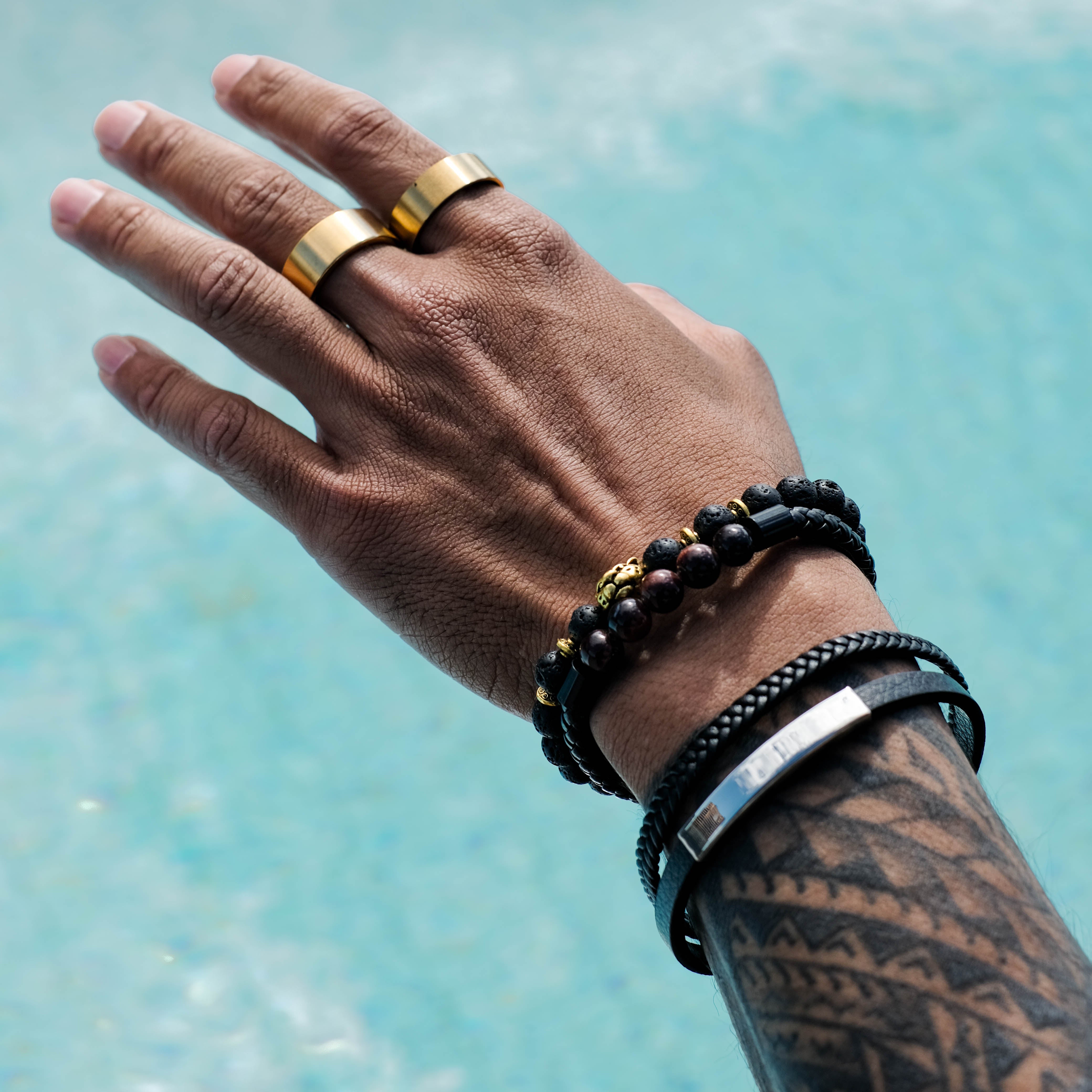 The Millionaire - Brushed Titanium Ring