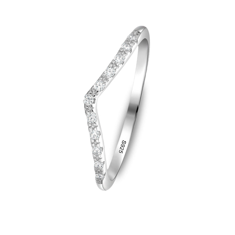 The Arabella - Women's V Sapphire Ring