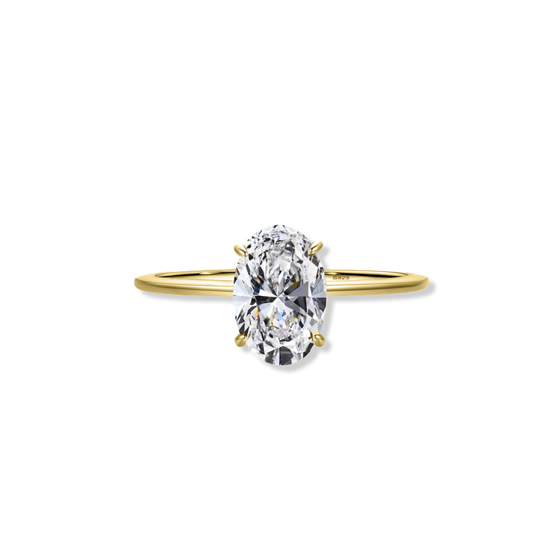 The Audrey - Women's Oval Sapphire Ring