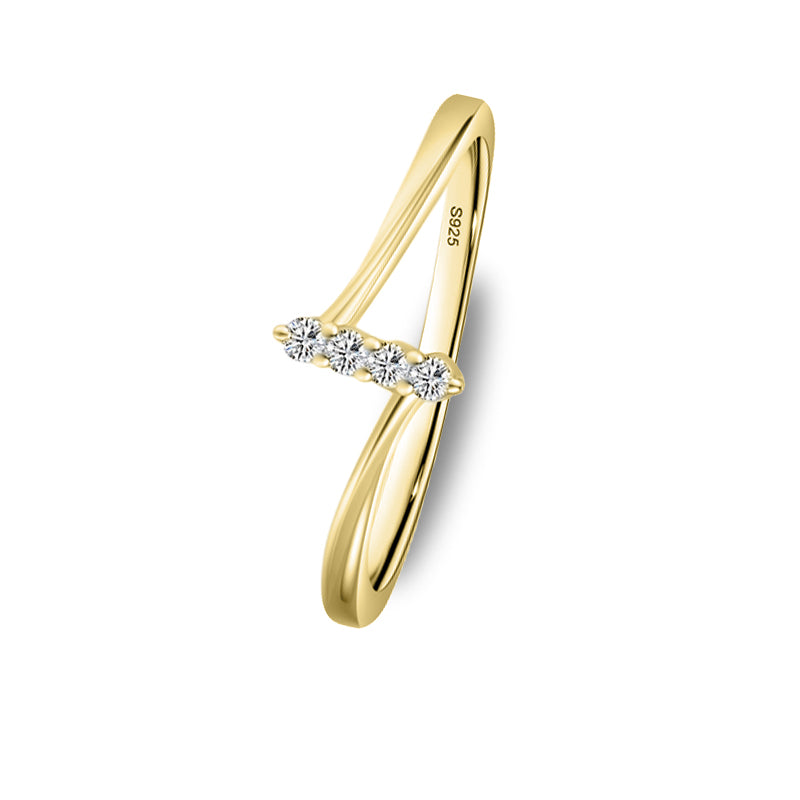 The Milan - Women's Linear Sapphire Ring