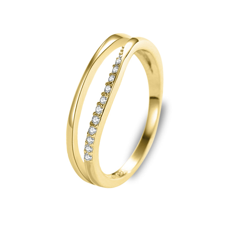 The Stella - Women's Wave Ring