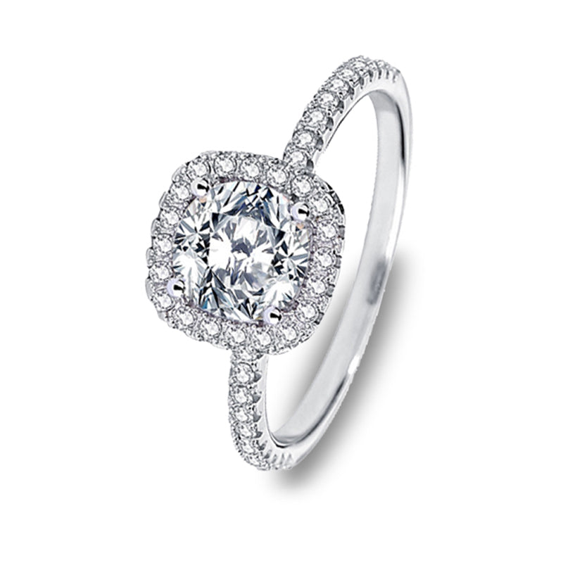 The Dahlia - Women's 1.0 crt Moissanite Diamond Ring