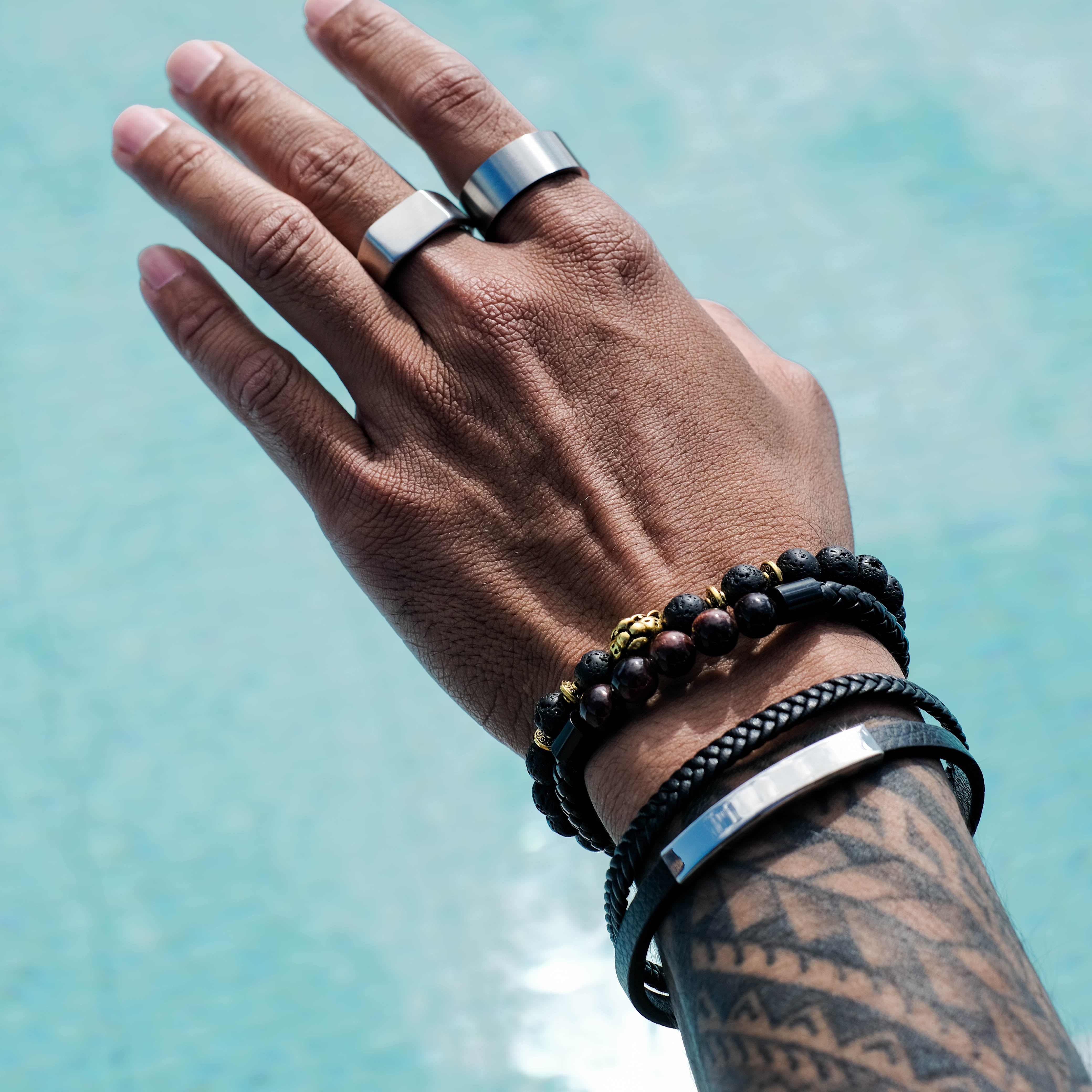 The Colton - Brushed Titanium Ring