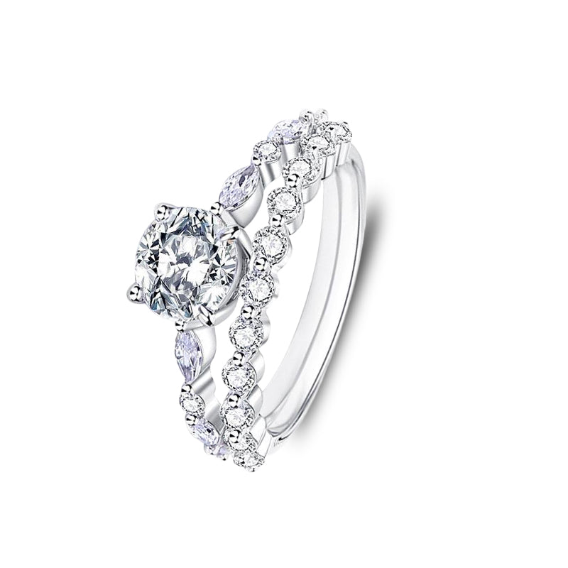 The Sora - Women's 1.0 crt Moissanite Diamond Ring