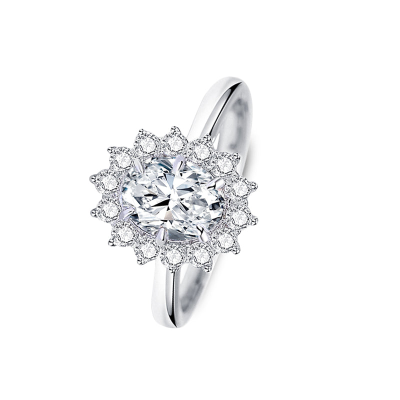 The Hannah - Women's 1.5 crt Moissanite Diamond Ring