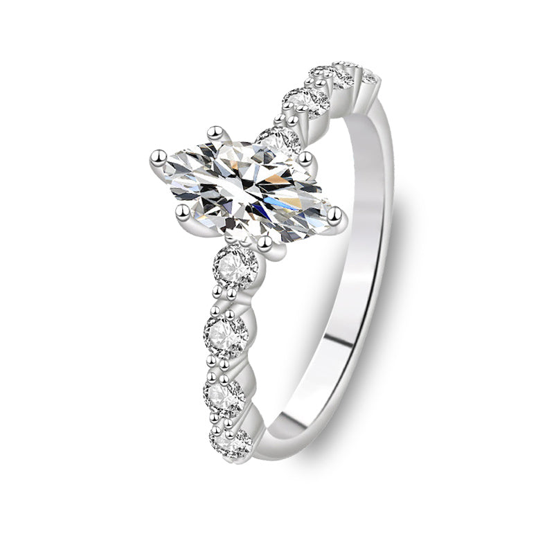 The Nora - Women's 1.0 crt Moissanite Diamond Ring