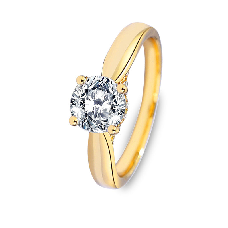 The Skylar - Women's 1.0 crt Moissanite Diamond Ring