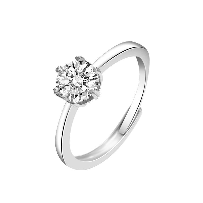 The Gratia - Women's 1.0 crt Moissanite Diamond Ring