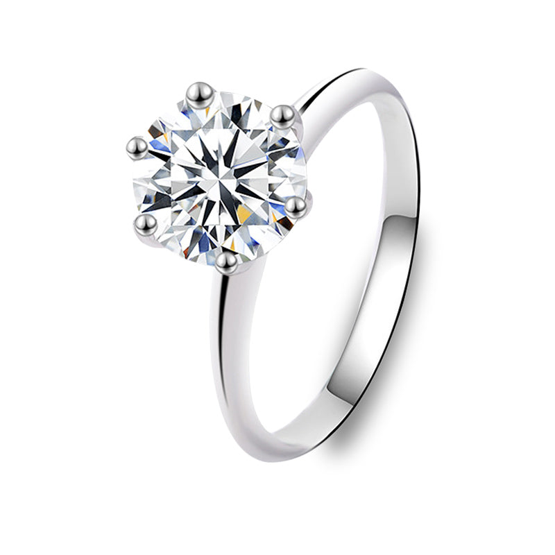 The Penelope - Women's 1.0 crt Moissanite Diamond Ring