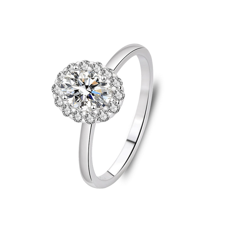 The Aurora - Women's 1.0 crt Moissanite Diamond Ring