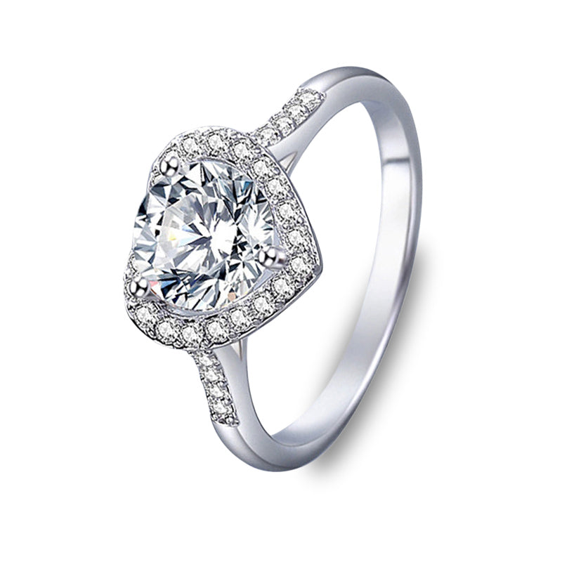 The Anastasia - Women's 1.0 crt Moissanite Diamond Ring