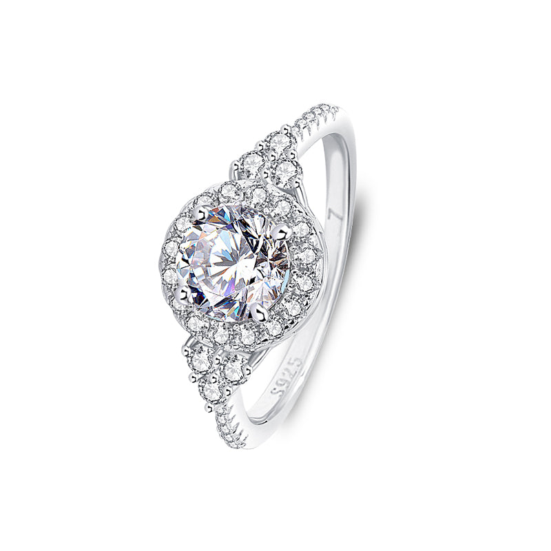 The Sienna - Women's 1.0 crt Moissanite Diamond Ring