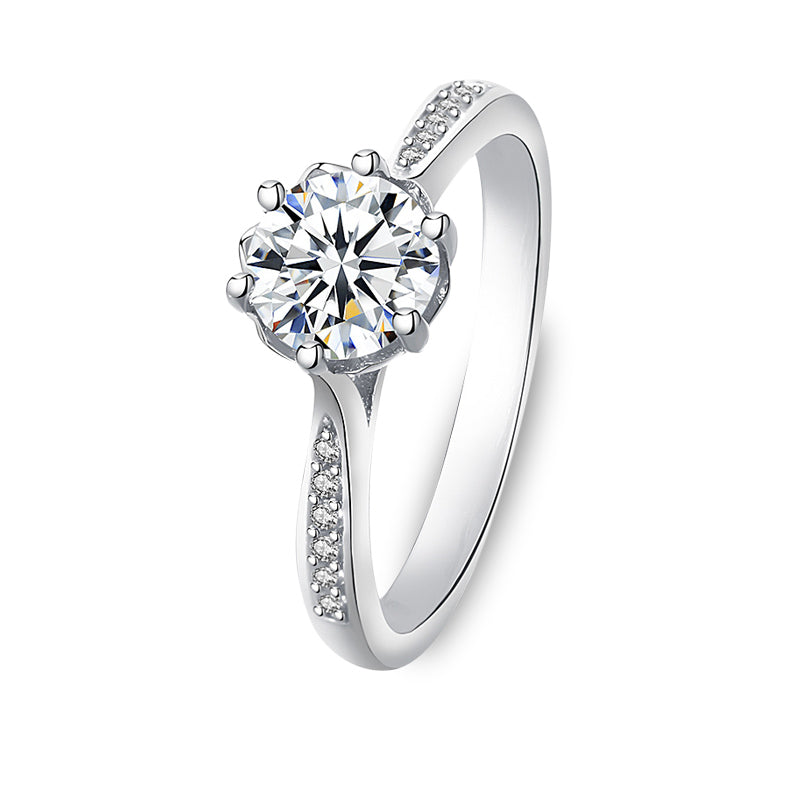 The Katelyn - Women's 1.0 crt Moissanite Diamond Ring