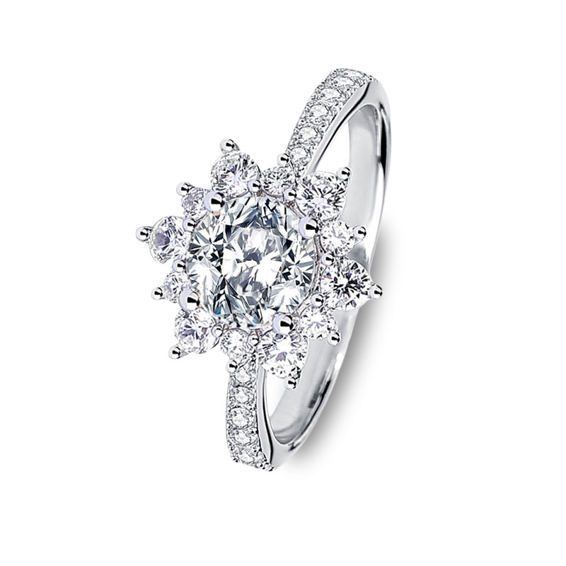 The Aubrey - Women's 1.0 crt Moissanite Diamond Ring