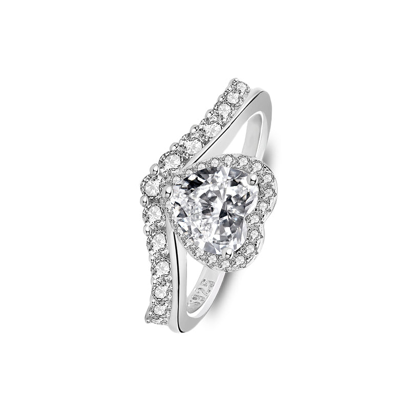 The Lillian - Women's 1.0 crt Moissanite Diamond Ring