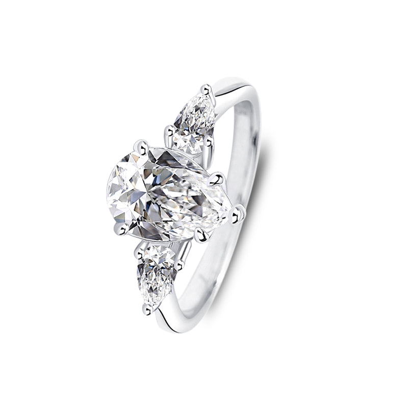 The Abigail - Women's  1.0 crt  Moissanite Diamond Ring