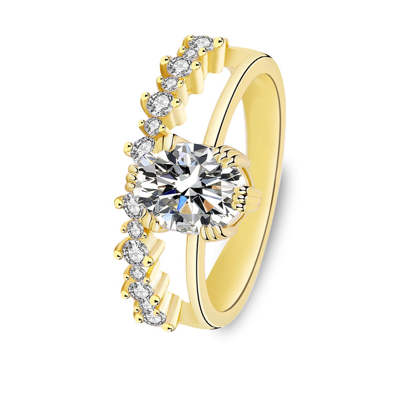 The Madison - Women's 1.5 crt Moissanite Diamond Ring