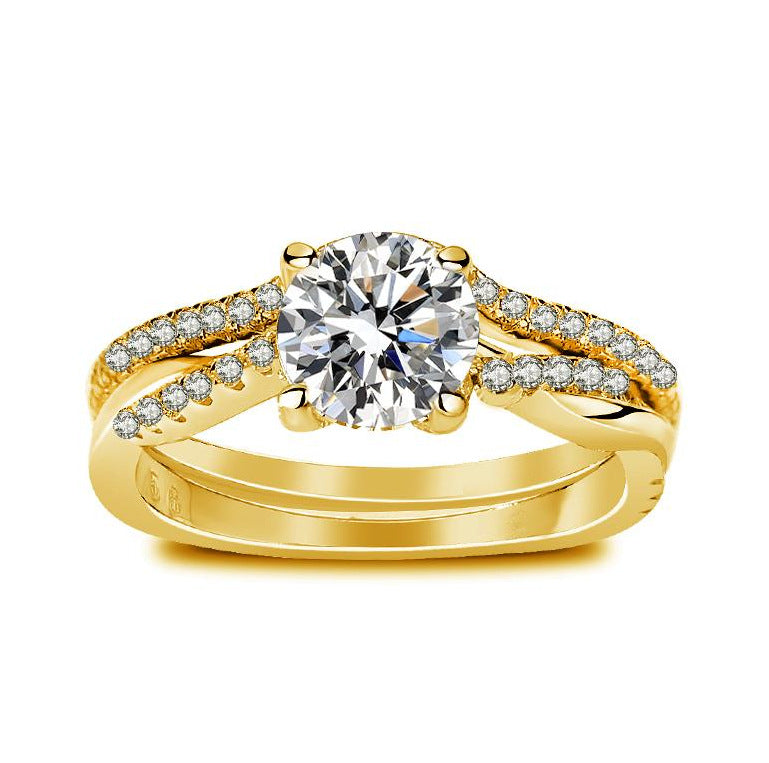 The Avery - Women's 1.0 crt Moissanite Diamond Ring