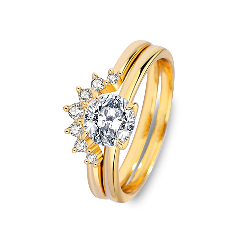 The Cosette - Women's 1.0 crt Moissanite Diamond Ring