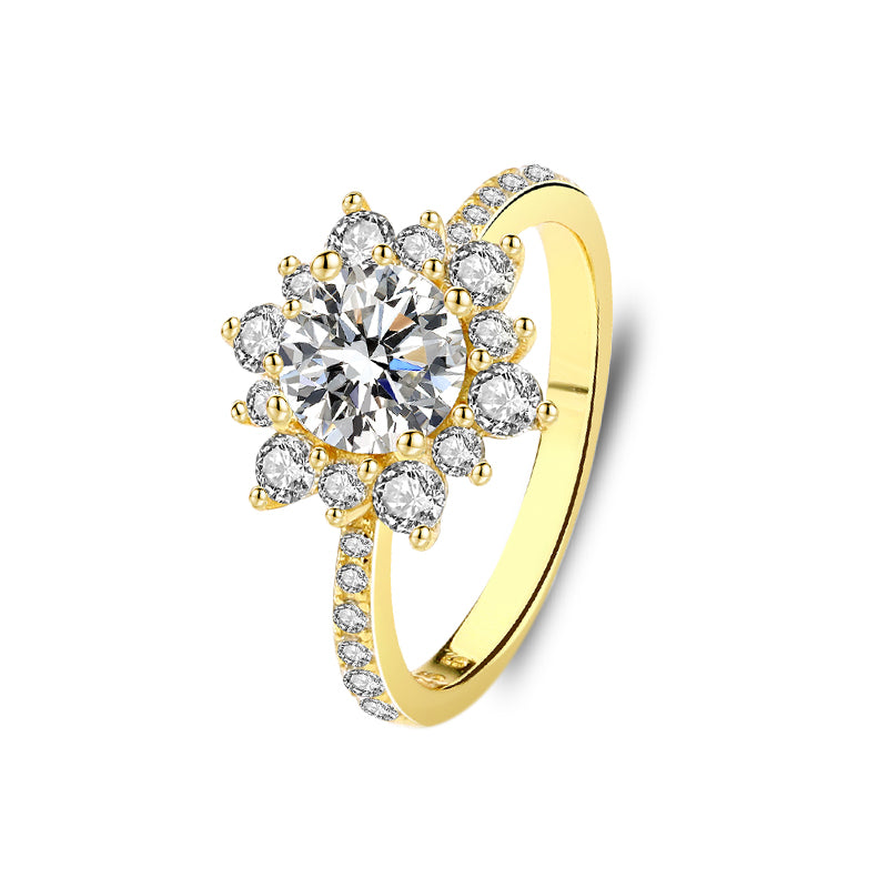 The Chloe - Women's 1.0 crt Moissanite Diamond Ring