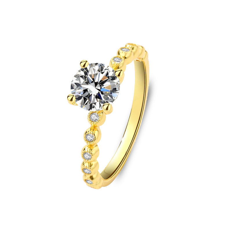 The Tonia - Women's 1.0 crt Moissanite Diamond Ring