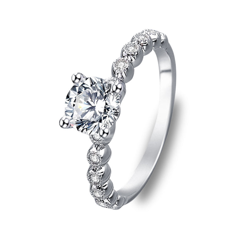 The Gabriella - Women's 1.0 crt Moissanite Diamond Ring