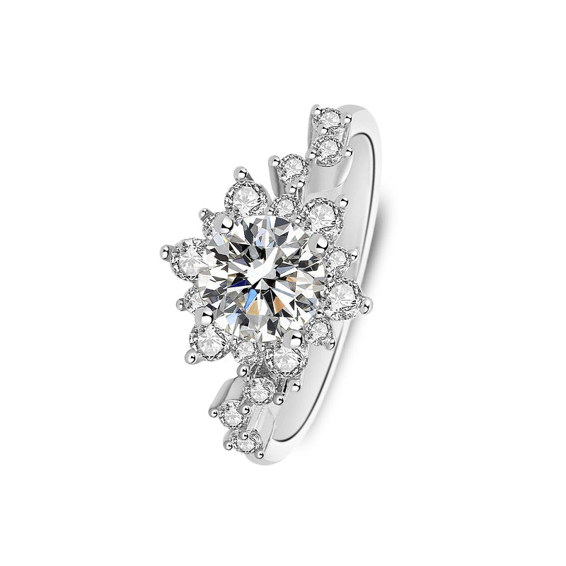 The Bella - Women's 1.0 crt Moissanite Diamond Ring