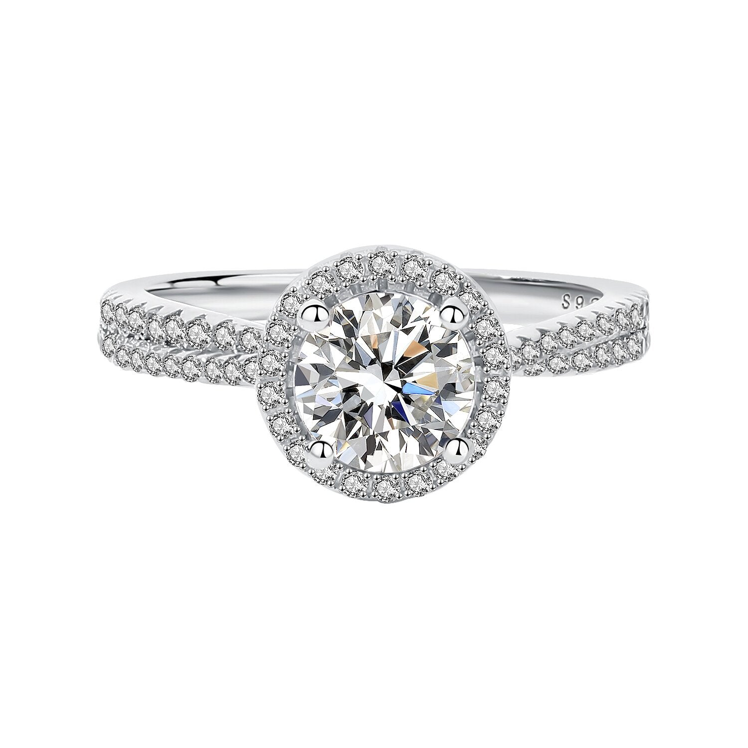 The Juliet - Women's 1.0 crt Moissanite Diamond Ring