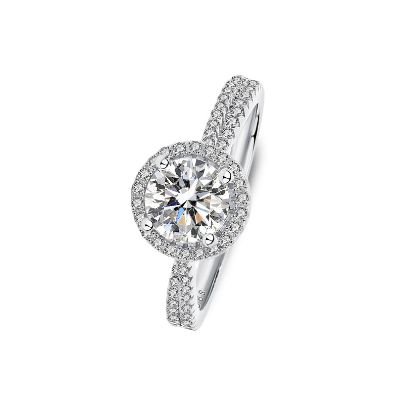 The Juliet - Women's 1.0 crt Moissanite Diamond Ring