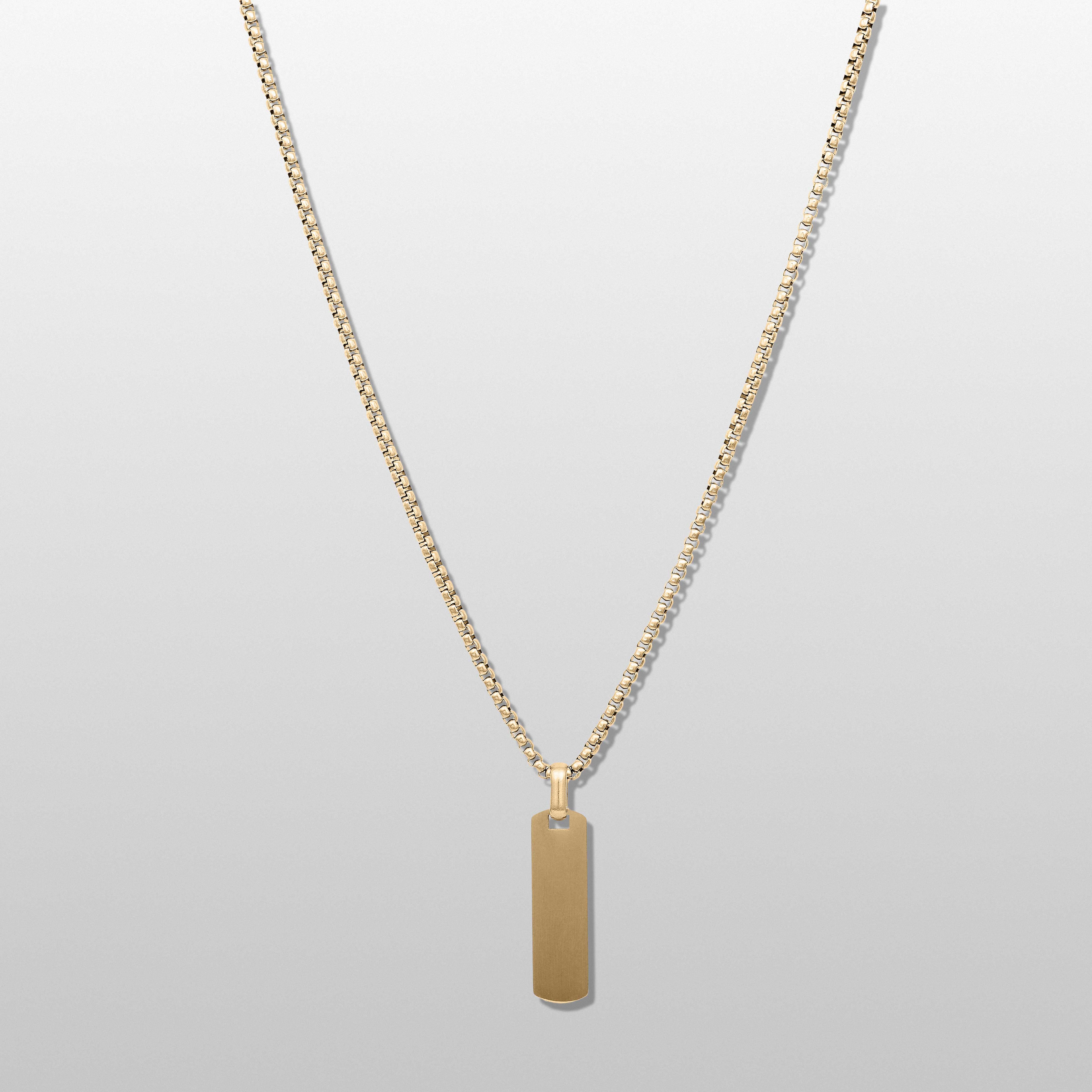 Tag Necklace (Gold)