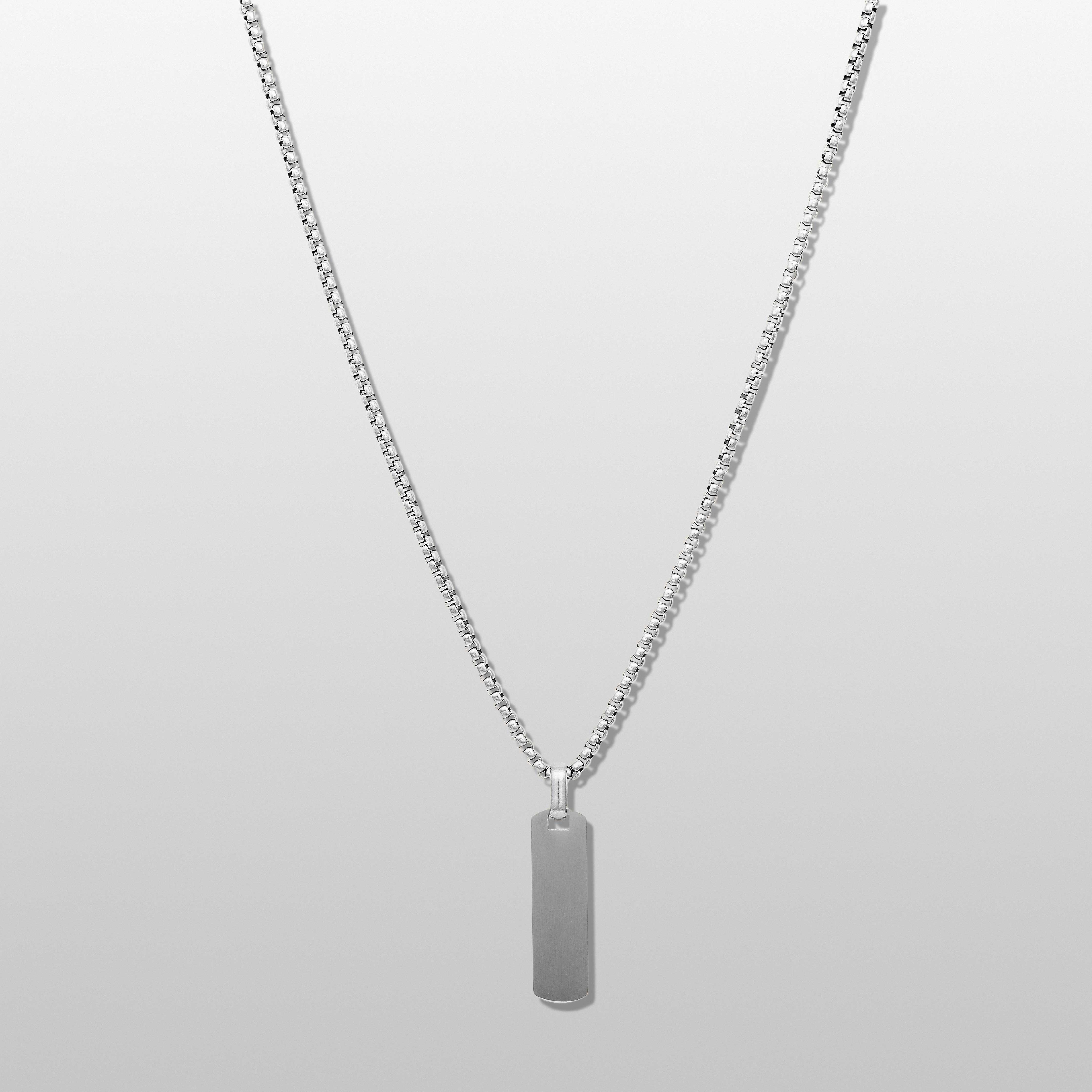 Tag Necklace (Silver)