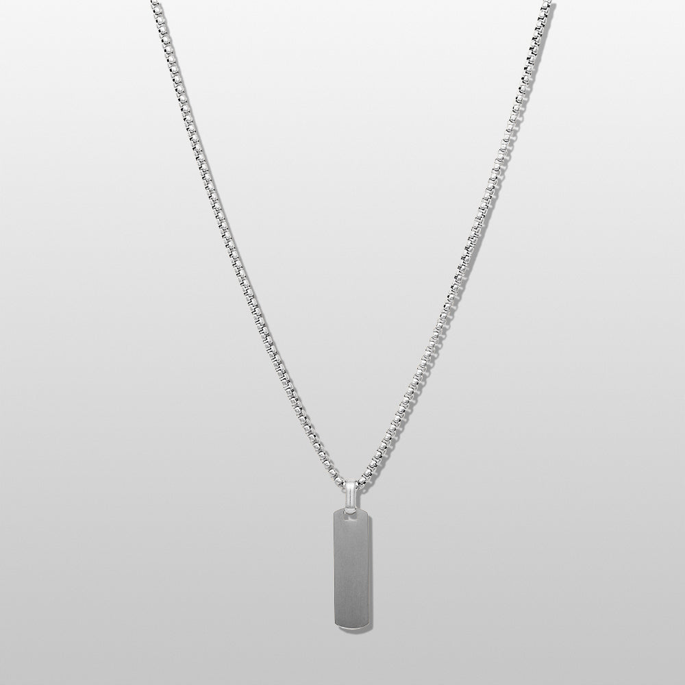 Tag Necklace (Silver)